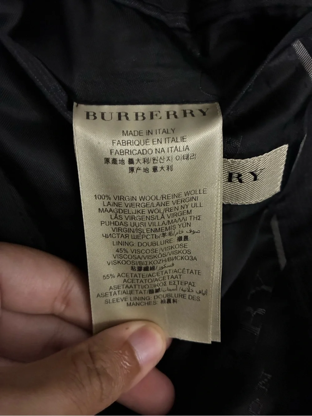 Burberry blazer good